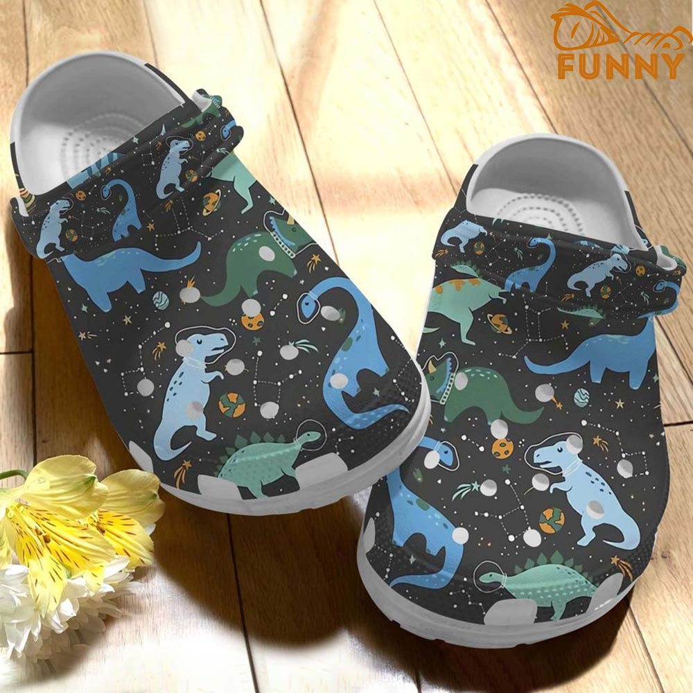 Astronaut Dinosaur Crocs