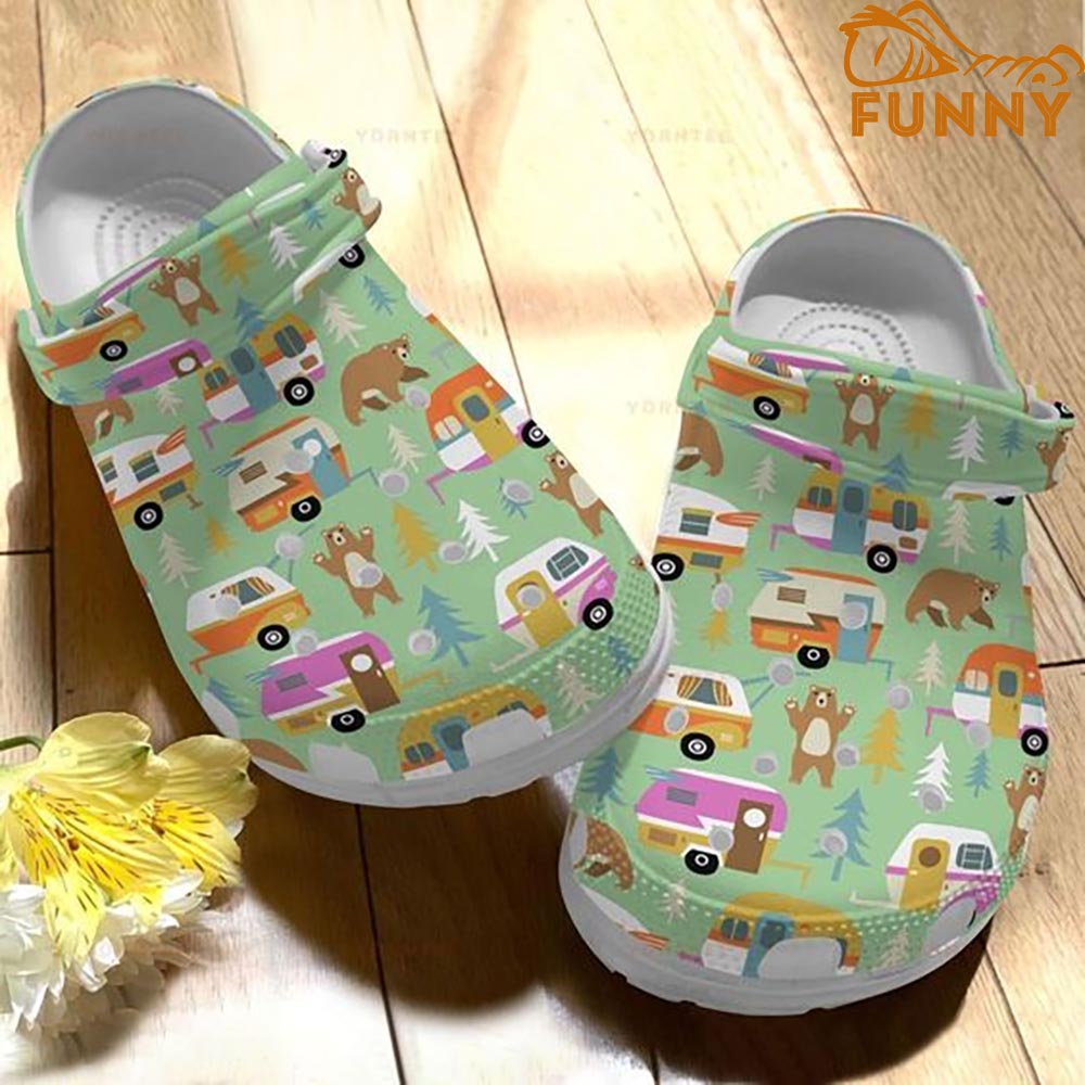 Camper Crocs, Camping Gift