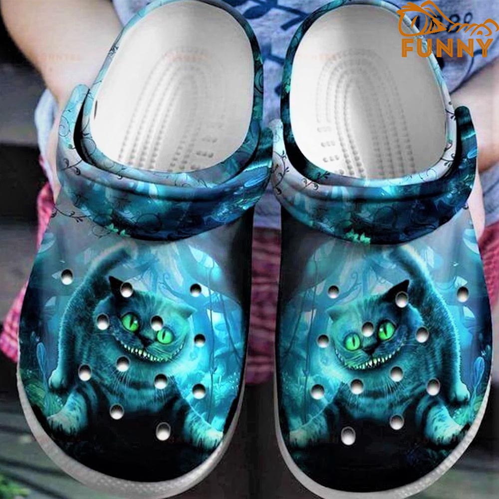 Cheshire Cat Alice In Wonderland Crocs