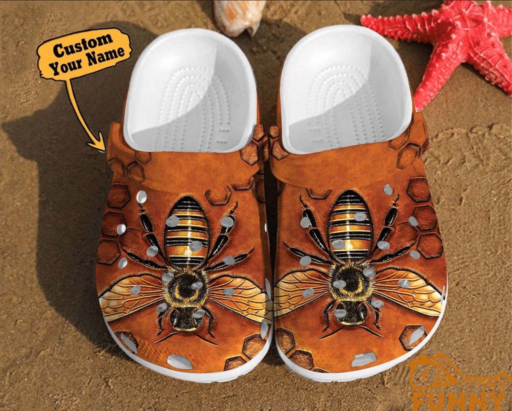 Customized Bee Crocs Classic Clog