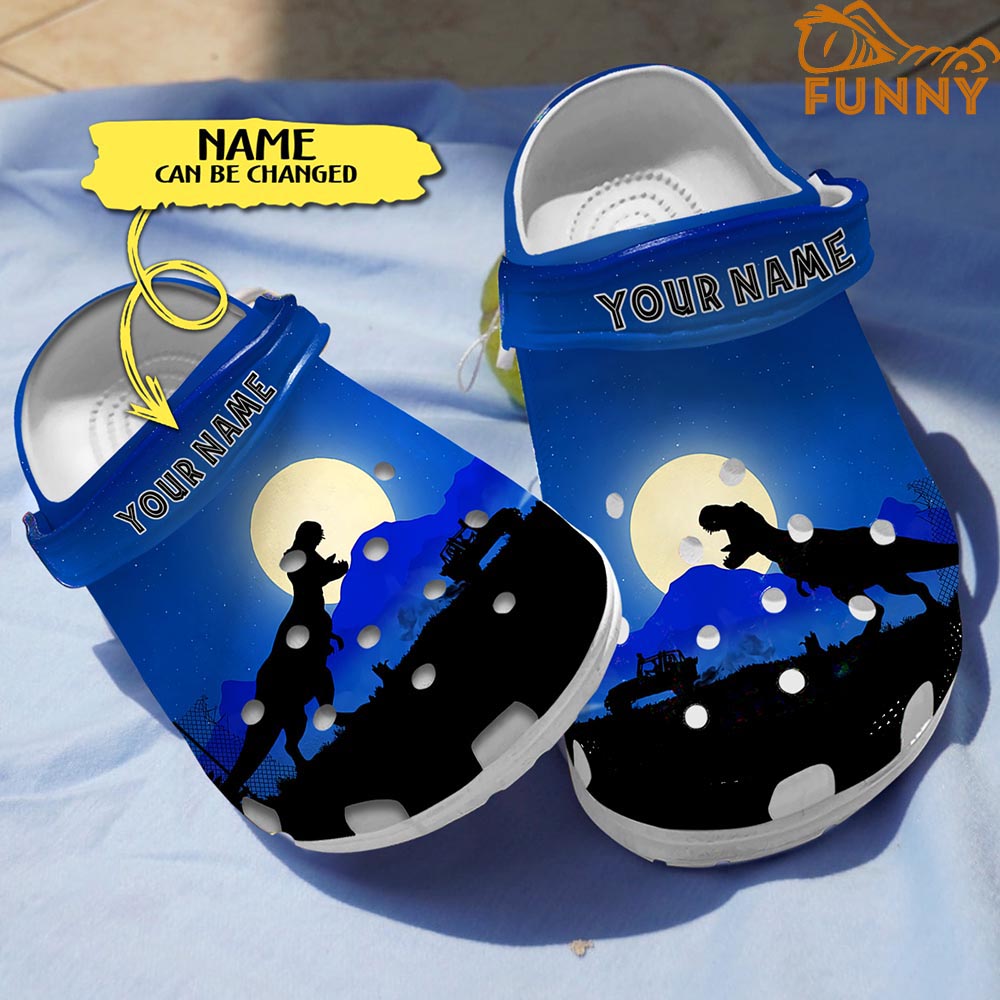 Customized Moonlight Dinosaur Crocs