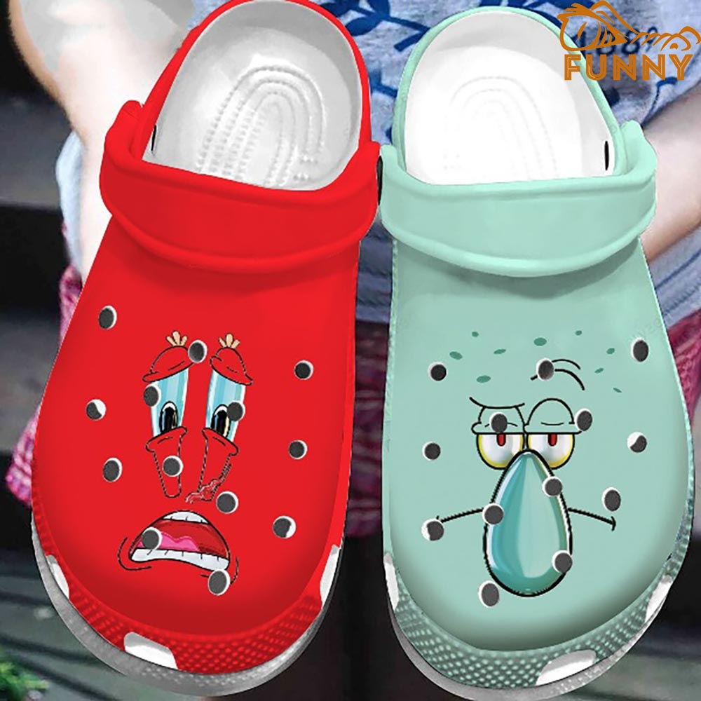 Funny Spongebob Character Crocs