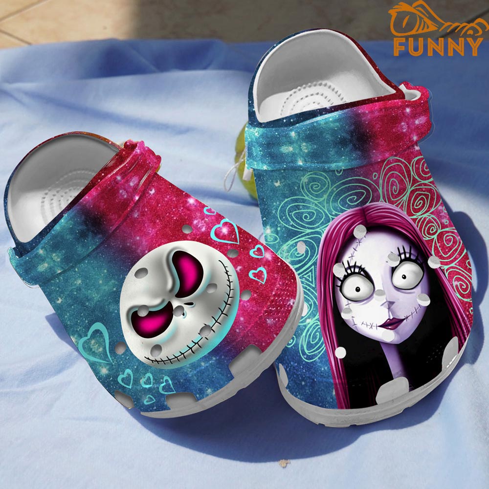 Jack And Sally Nightmare Before Halloween Crocs