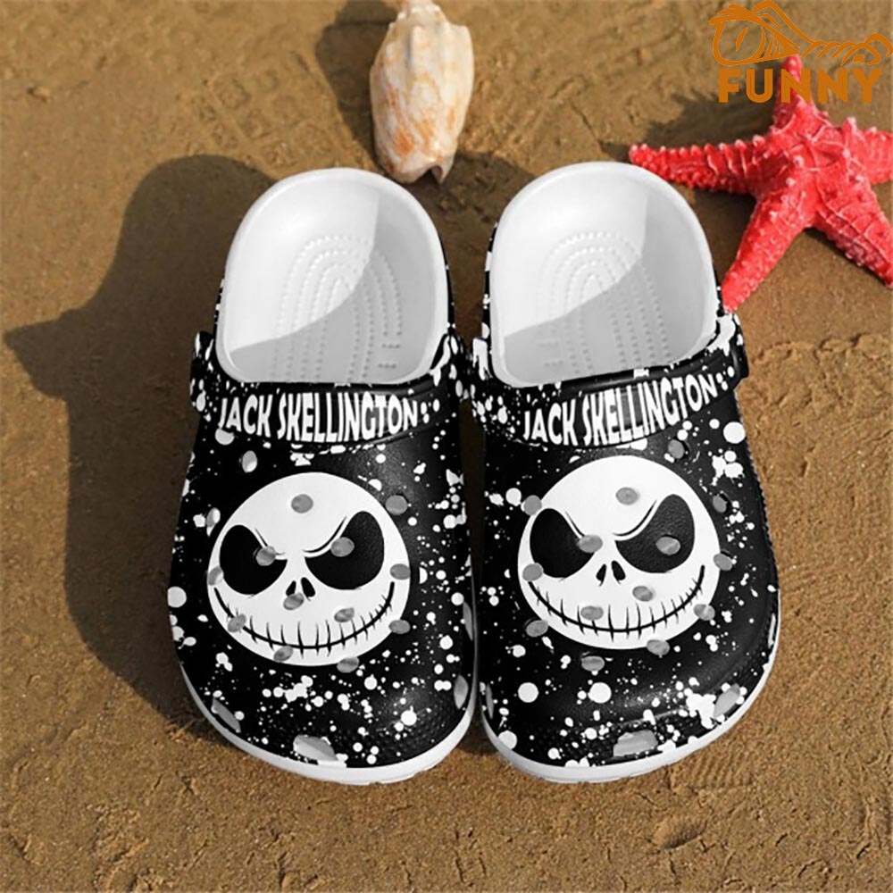 Jack Skellington Face Halloween Crocs