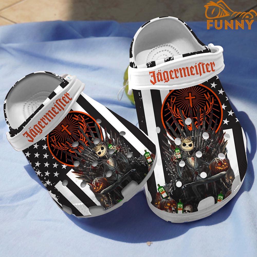 Jack Skellington Jagermeister Halloween Crocs