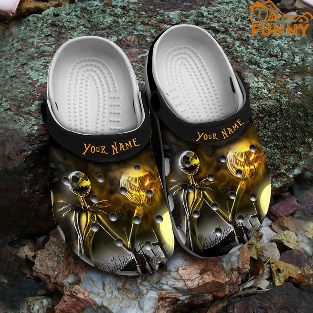 Jack Skellington Nightmare Before Halloween Crocs