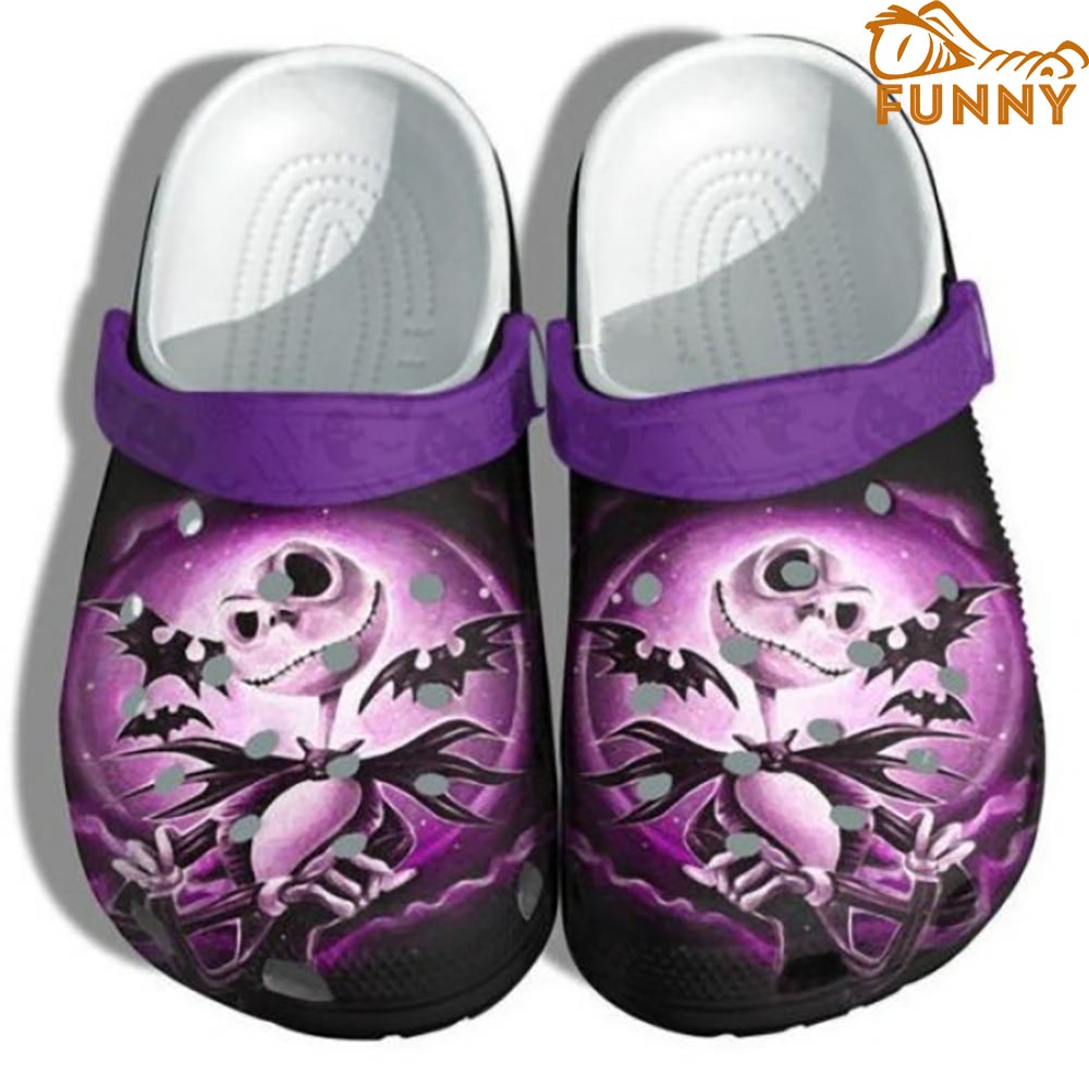 Jack Skellington Purple Crocs