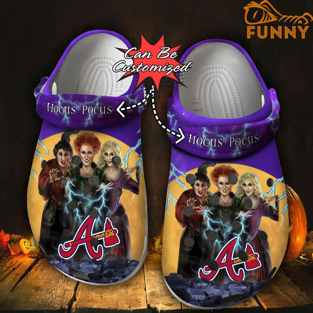 Personalized Atlanta Braves Hocus Pocus Crocs