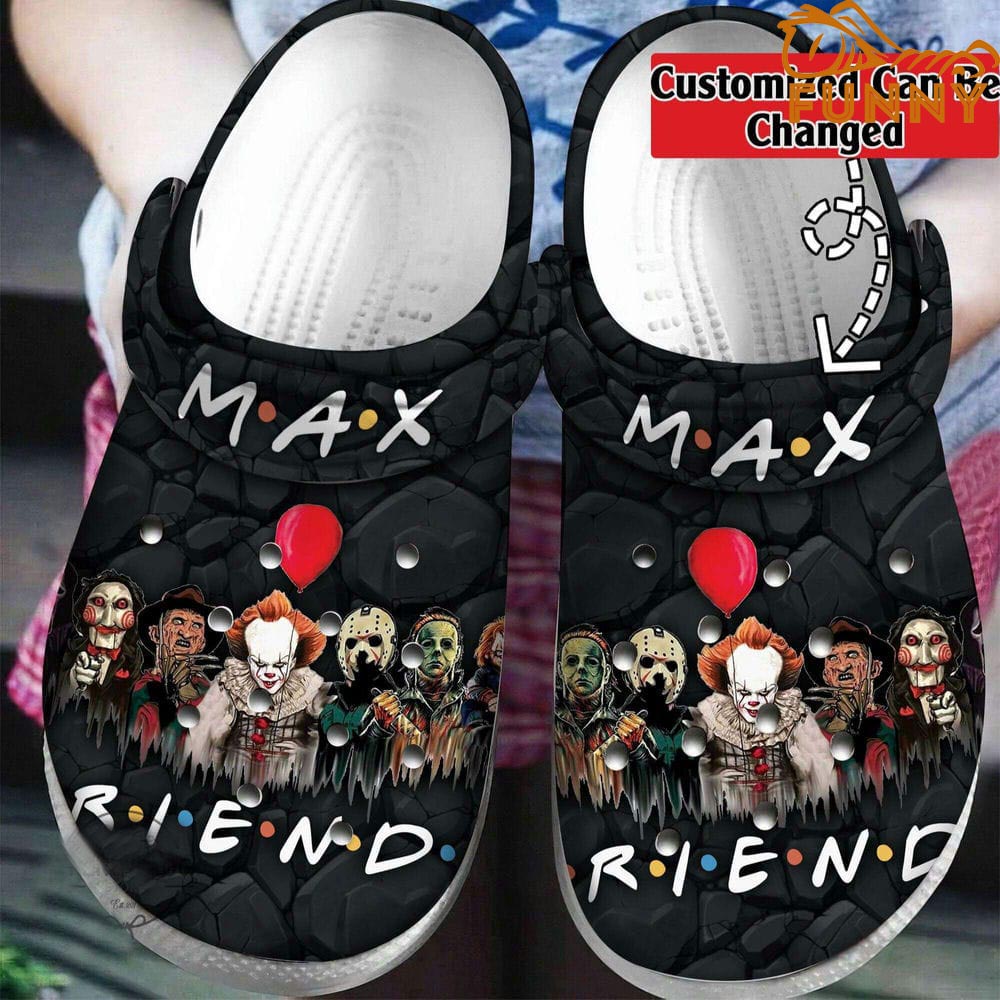 Personalized Horror Friends Crocs Halloween