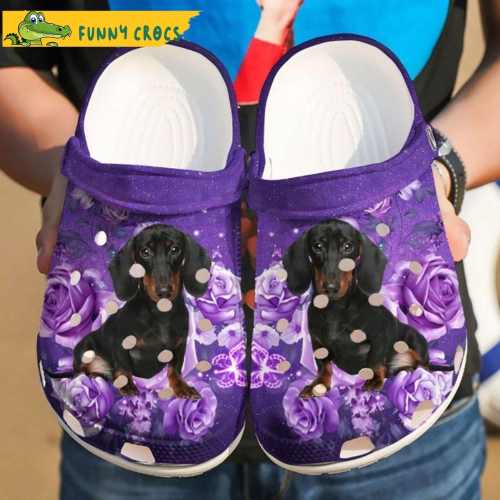 Dachshund Just A Girl Dog Crocs