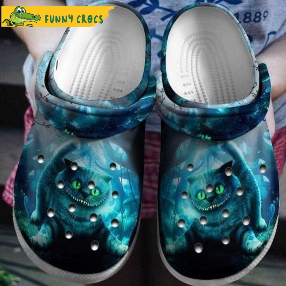 Disney Alice In Wonderland Cheshire Cat Crocs