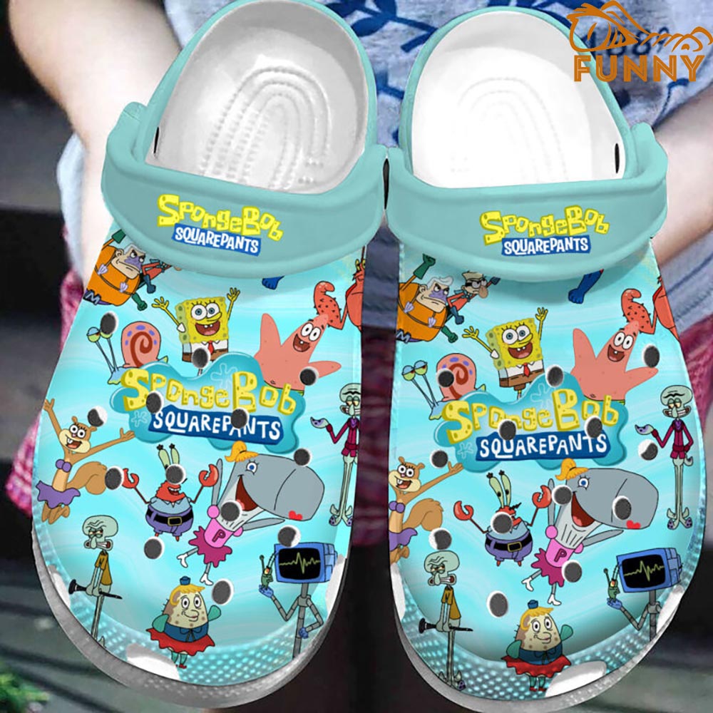 Funny SpongeBob SquarePants Pattern Crocs