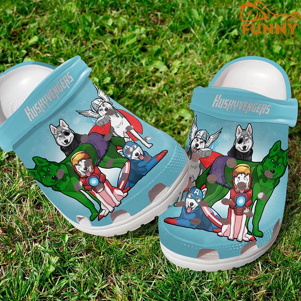 Huskyvengers Husky Crocs Blue