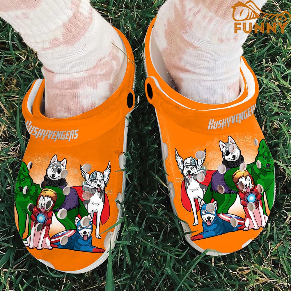 Huskyvengers Husky Crocs Orange