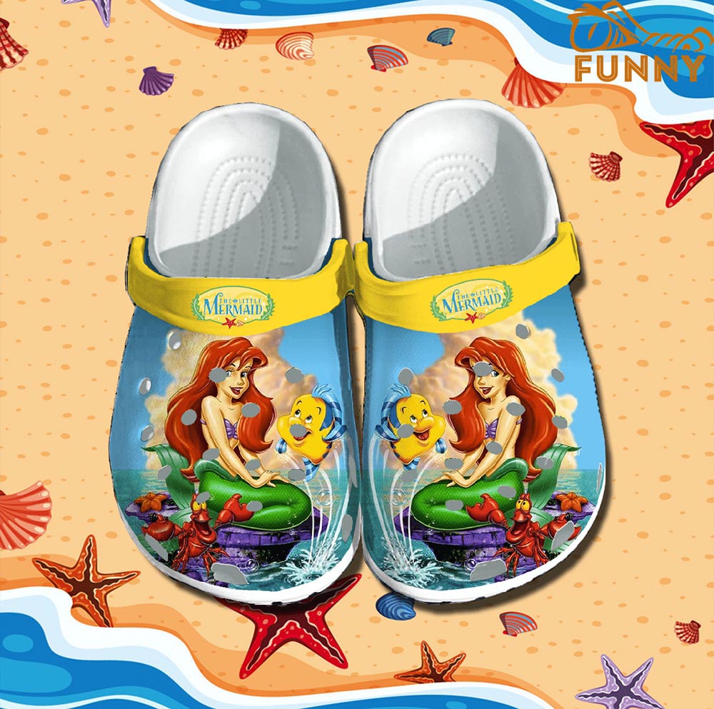 Little Mermaid Crocs