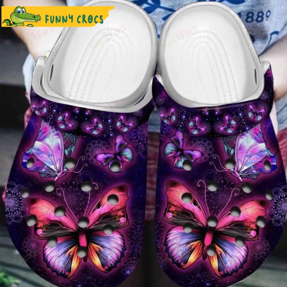 Love Butterfly Classic Crocs