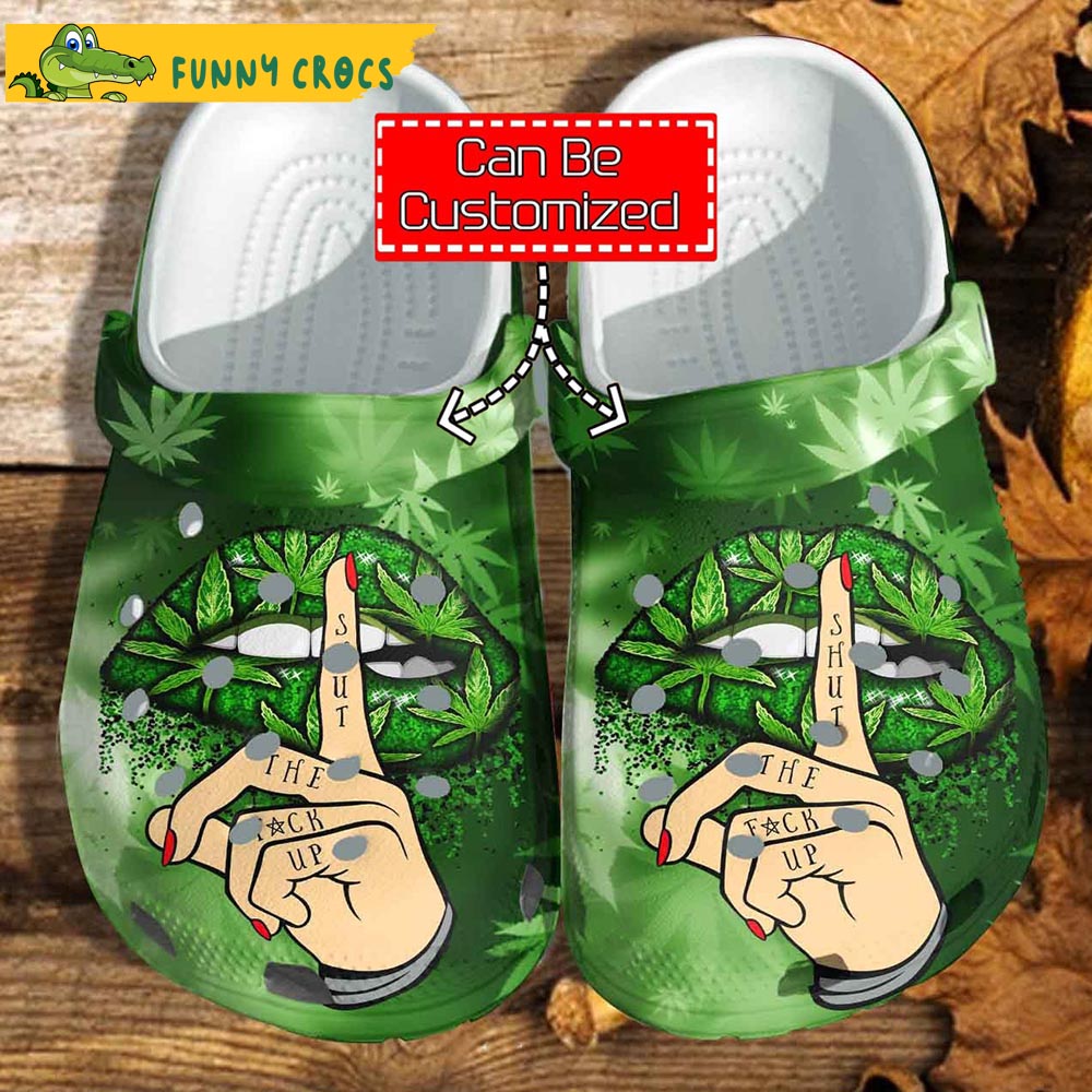 Customized Lip Weed Crocs