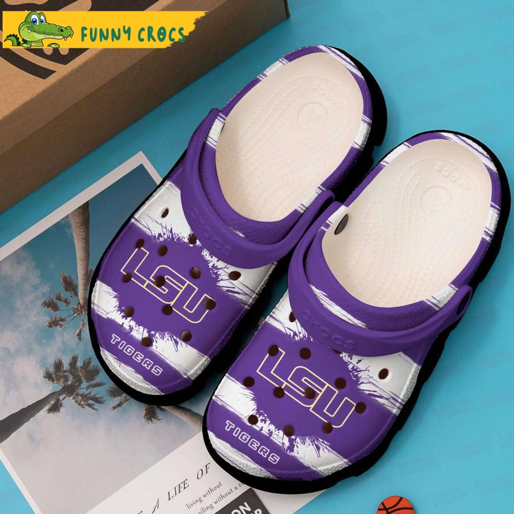 Funny Lsu Tigers Football Ncaa Crocs