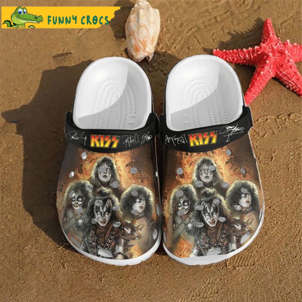 Music Band Kiss Crocs