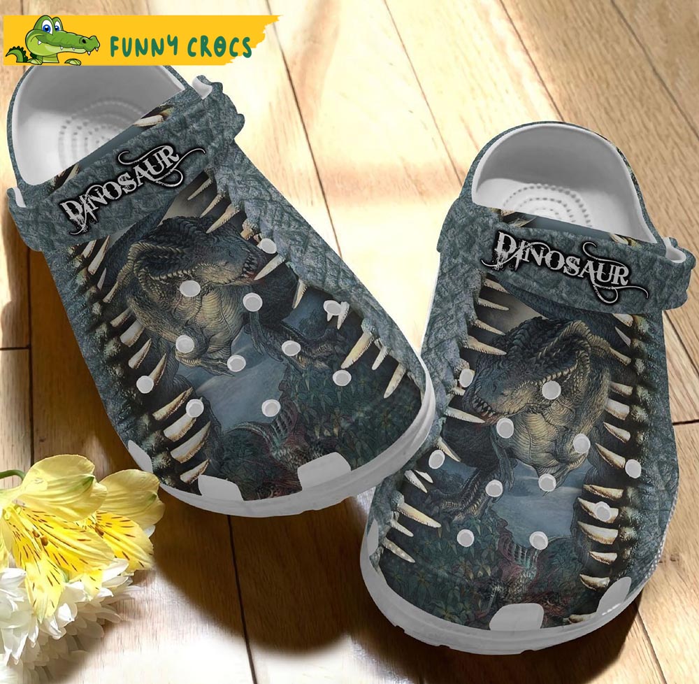 Personalized Dinosaur Jurassic Park Crocs