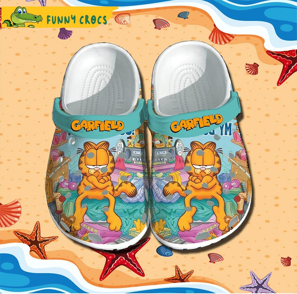 Cartoon Garfield Crocs