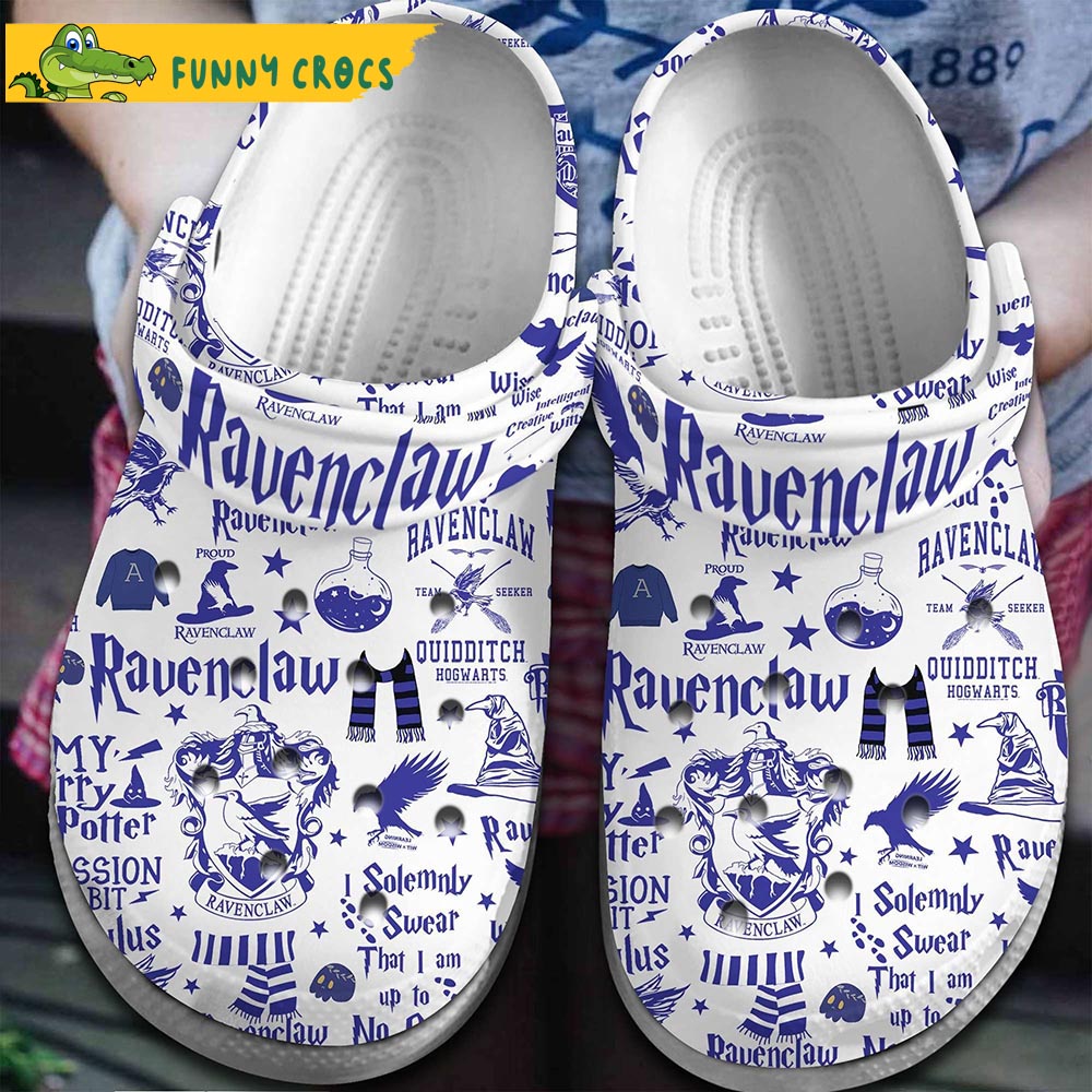 Funny Pattern Ravenclaw Harry Potter Crocs