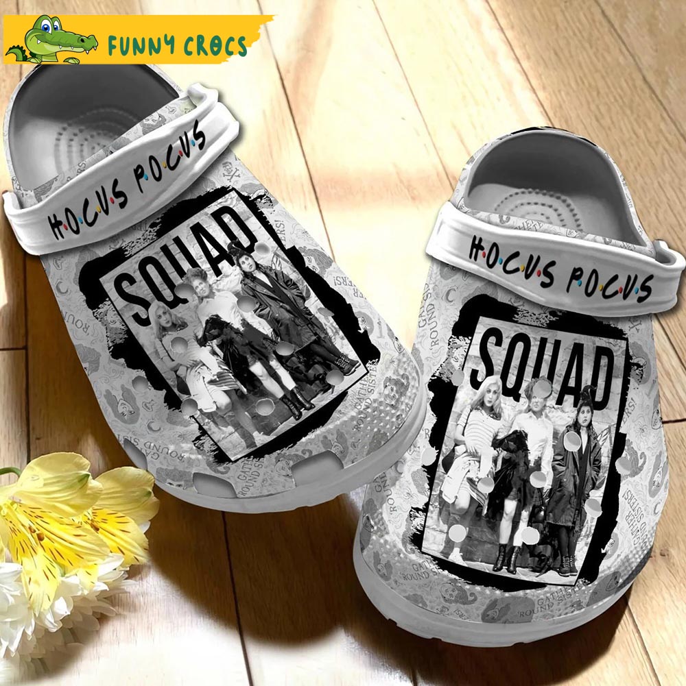 Funny Squad Hocus Pocus Crocs Slippers