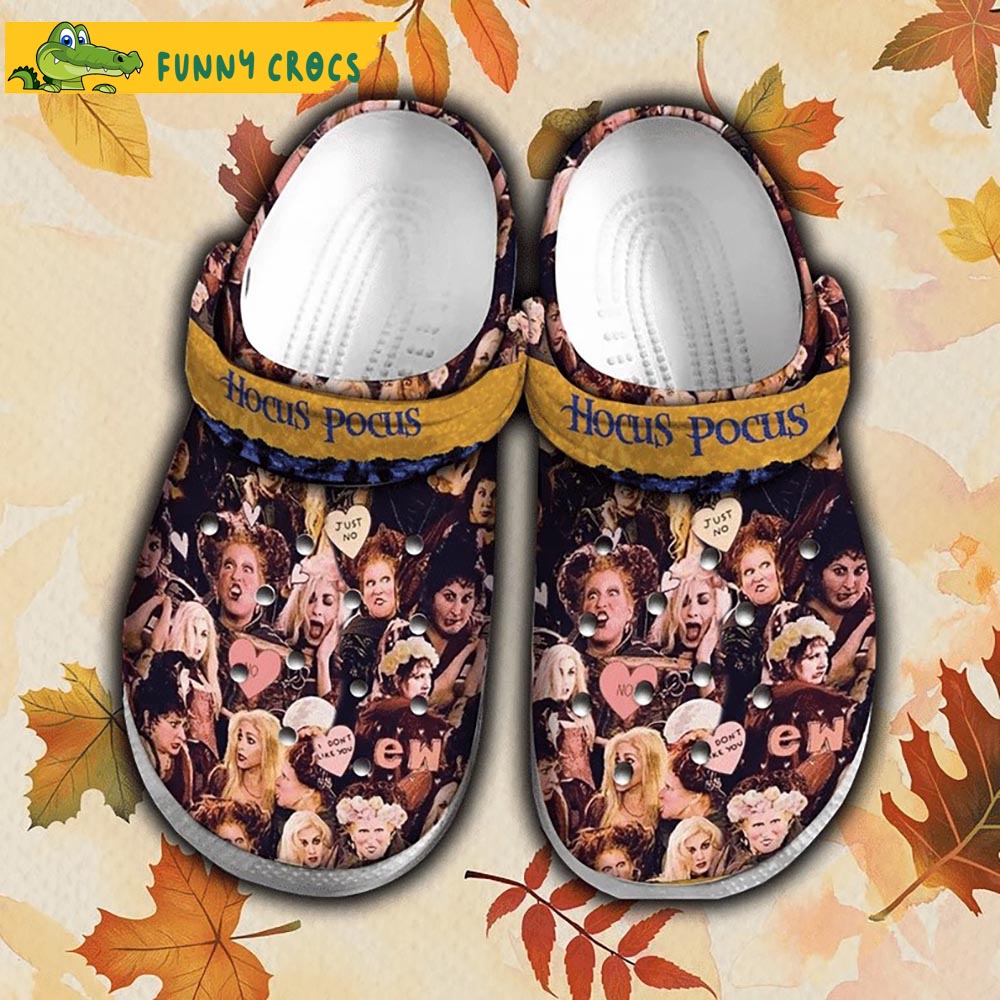 Hocus Pocus Characters Funny Crocs