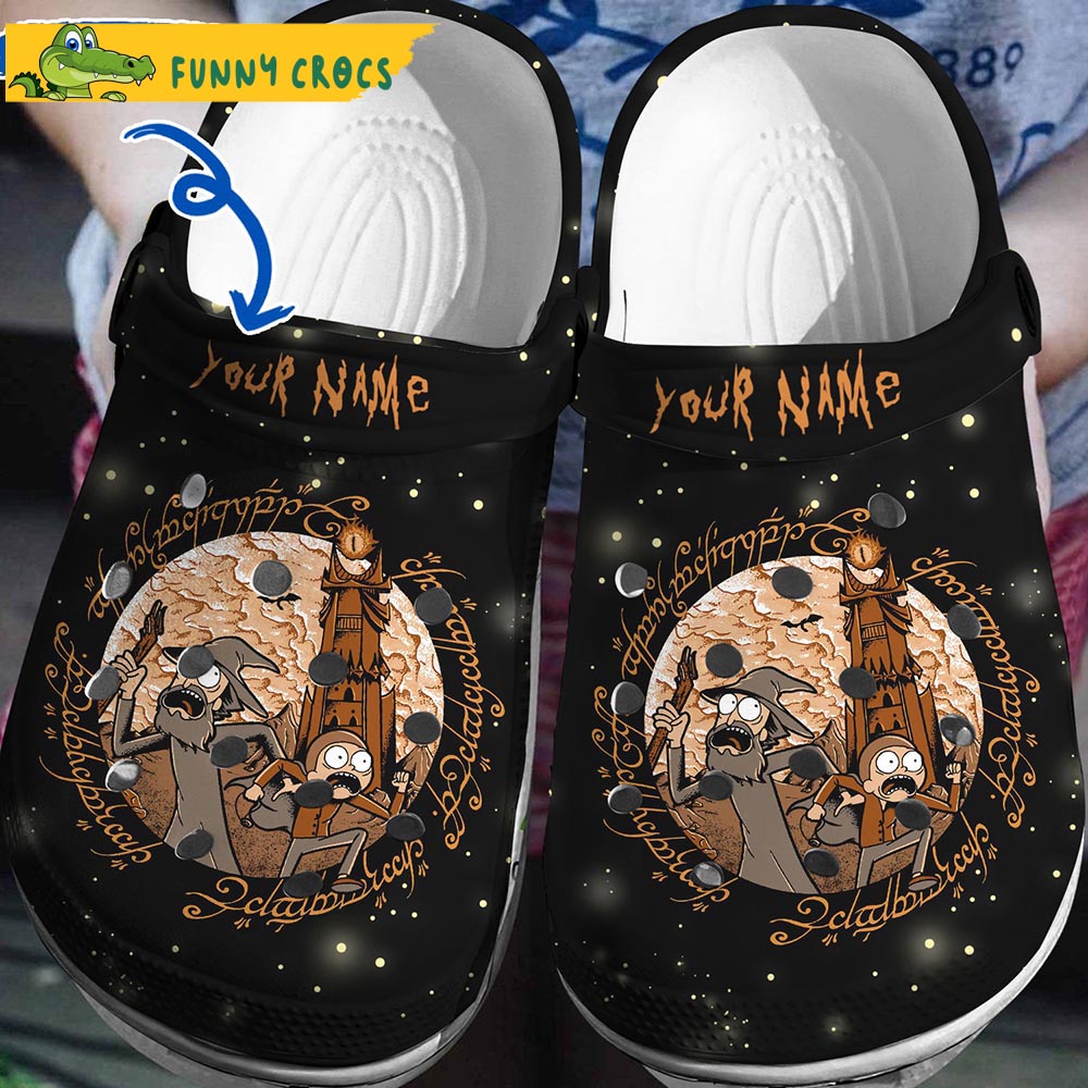 Horror Night Rick And Morty Crocs