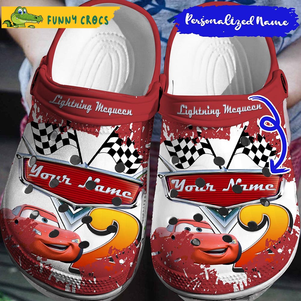 Personalized Adult Lightning Mcqueen Crocs