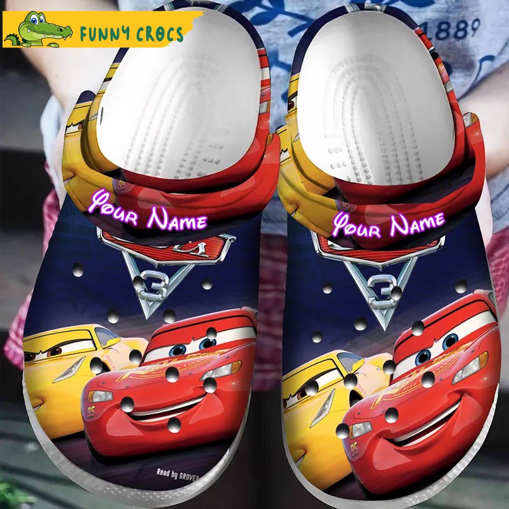 Personalized Lightning Mcqueen Crocs Mens