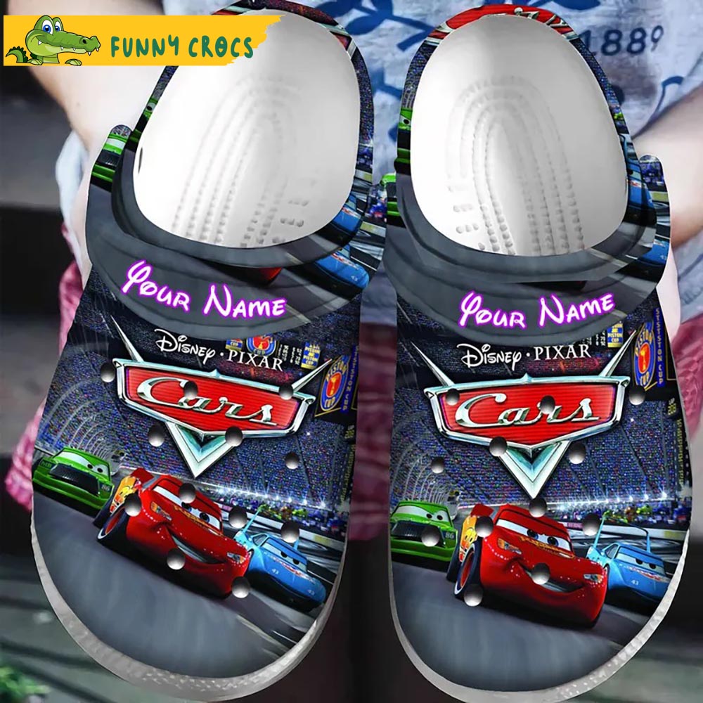 Personalized Lightning Mcqueen Crocs Light Up