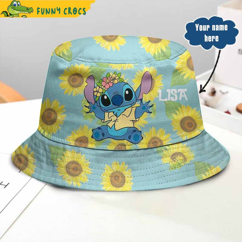 Sunflower Stitch Bucket Hat