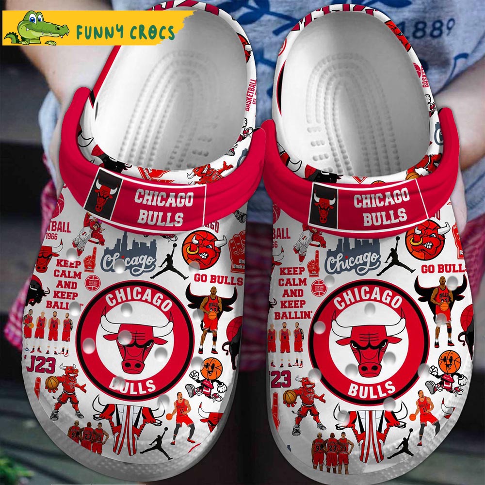 Team Chicago Bulls NBA Crocs Clog Shoes