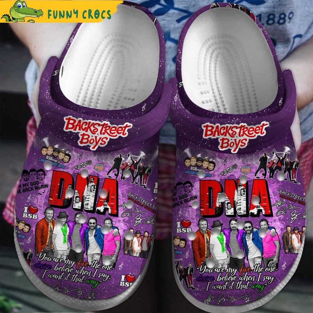 Backstreet Boys Dna Tour Music Crocs