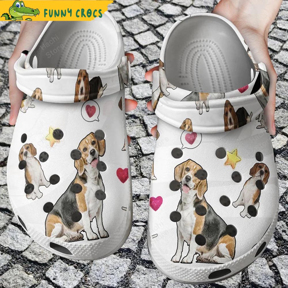 Beagle Love Dog Crocs