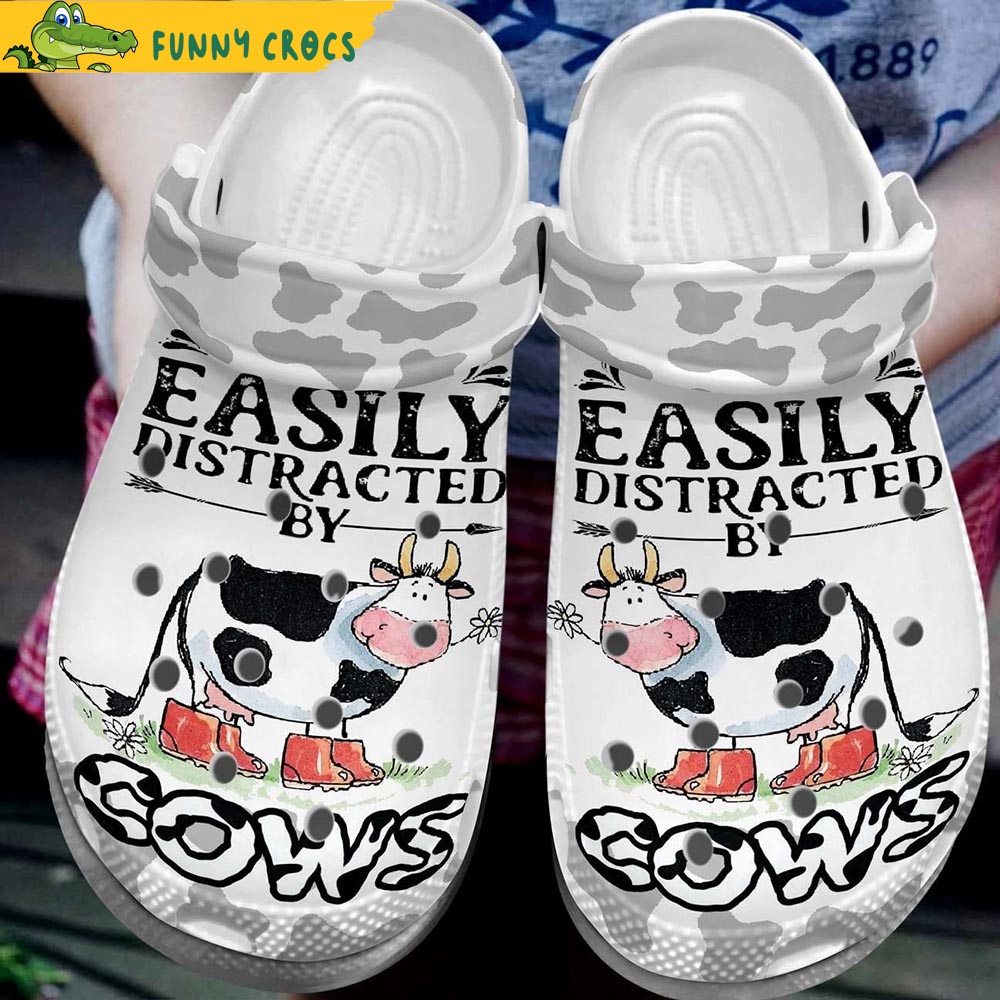 Custom Cow Crocs Shoes