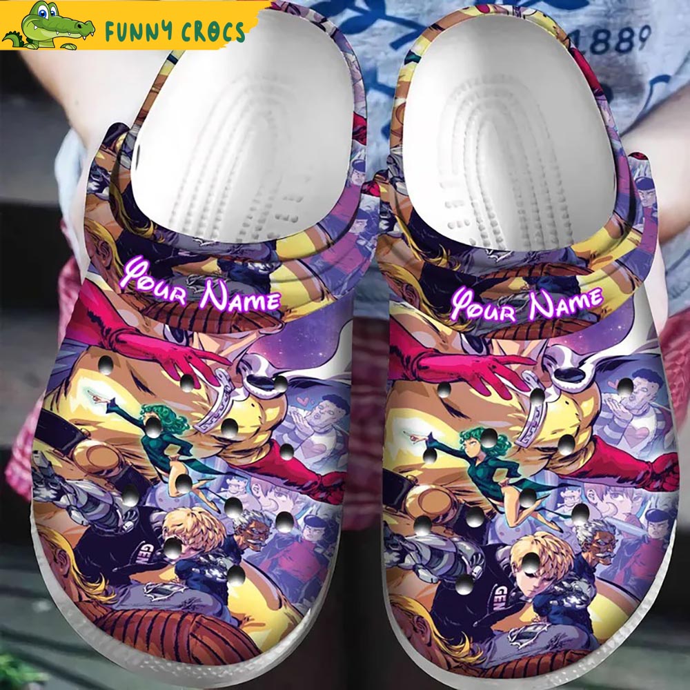 Custom One Punch Man Manga Funny Crocs