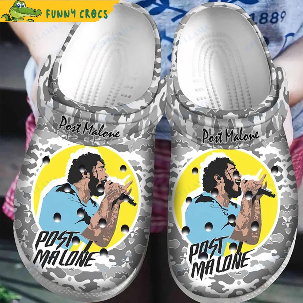 Custom Post Malone Crocs Clog Shoes