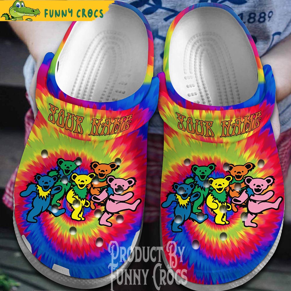 Grateful Dead Bears Crocs Clog Shoes