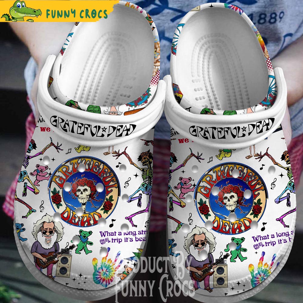 Grateful Dead Funny Crocs