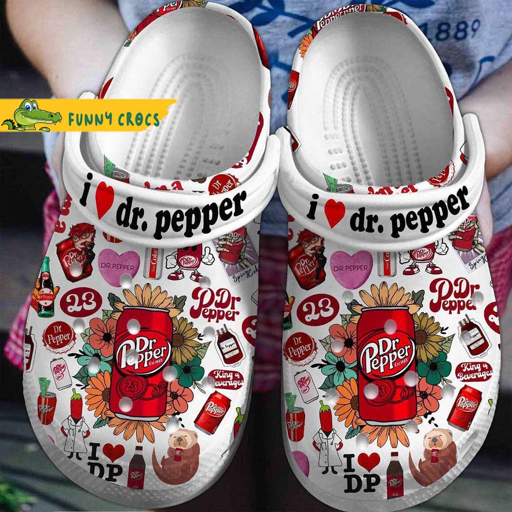 I Love Dr Pepper Crocs Clog Shoes