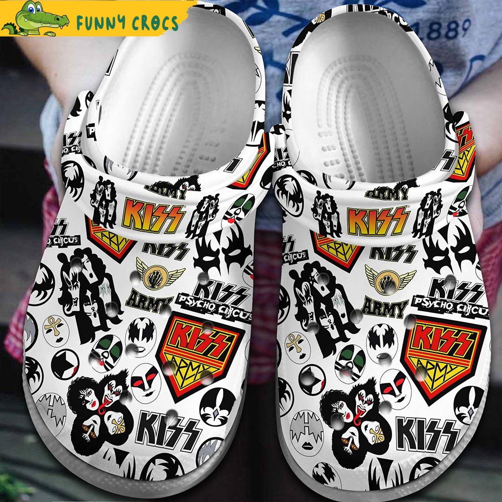 Kiss Pattern Crocs