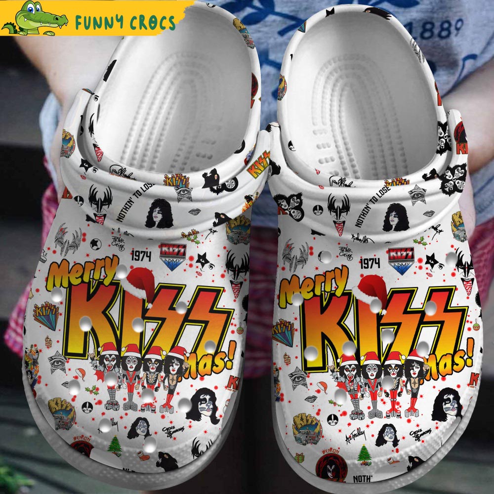 Merry Kiss Christmas Crocs