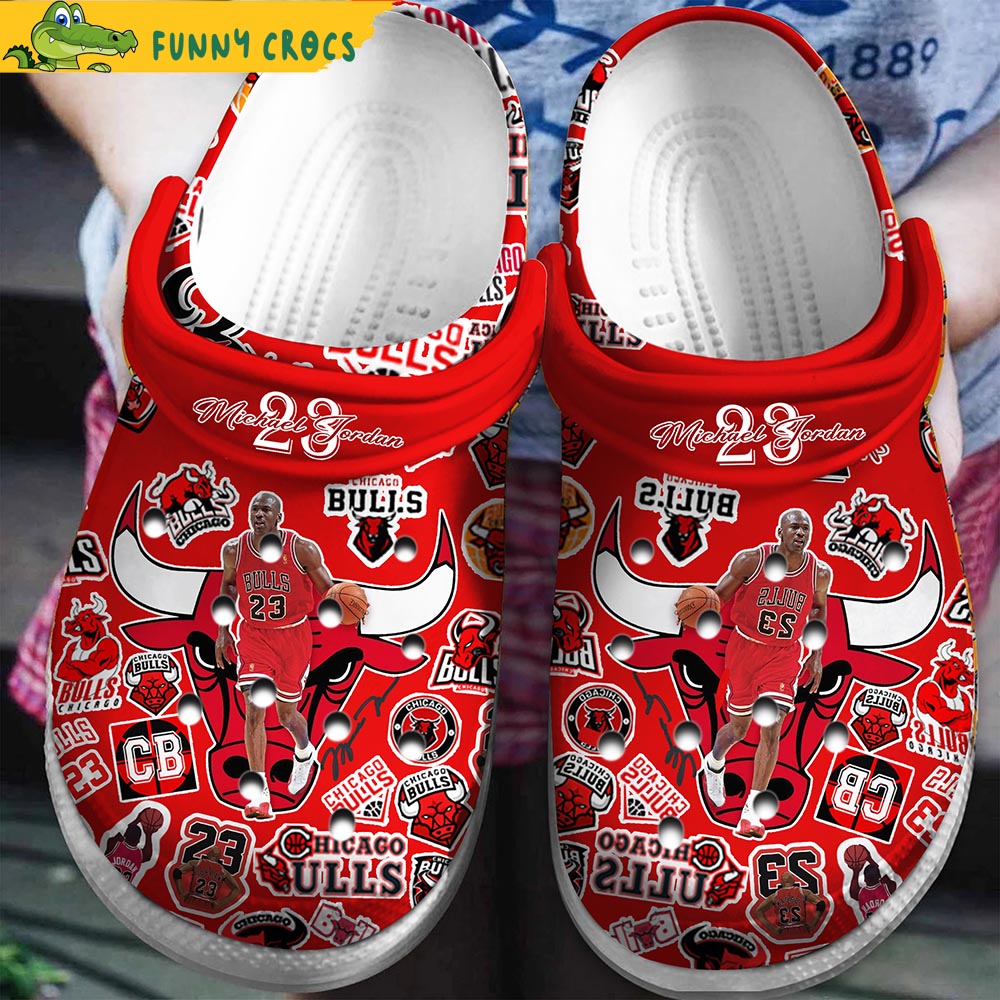 NBA Crocs Chicago Bulls Shoes