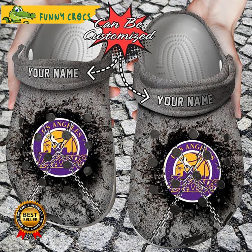 Personalized Los Angeles Lakers NBA Crocs