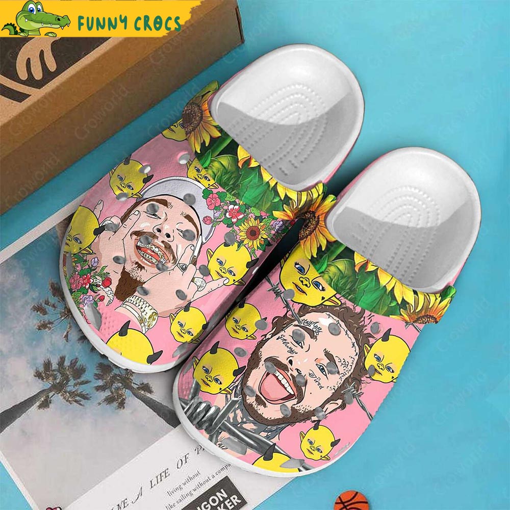 Post Malone Sunflower Crocs