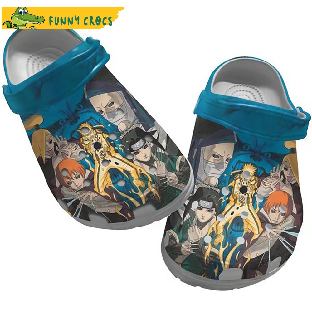 Rain Village Ninja Naruto Crocs