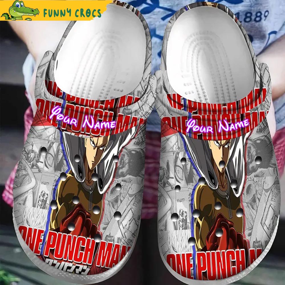 Saitama One Punch Man Crocs