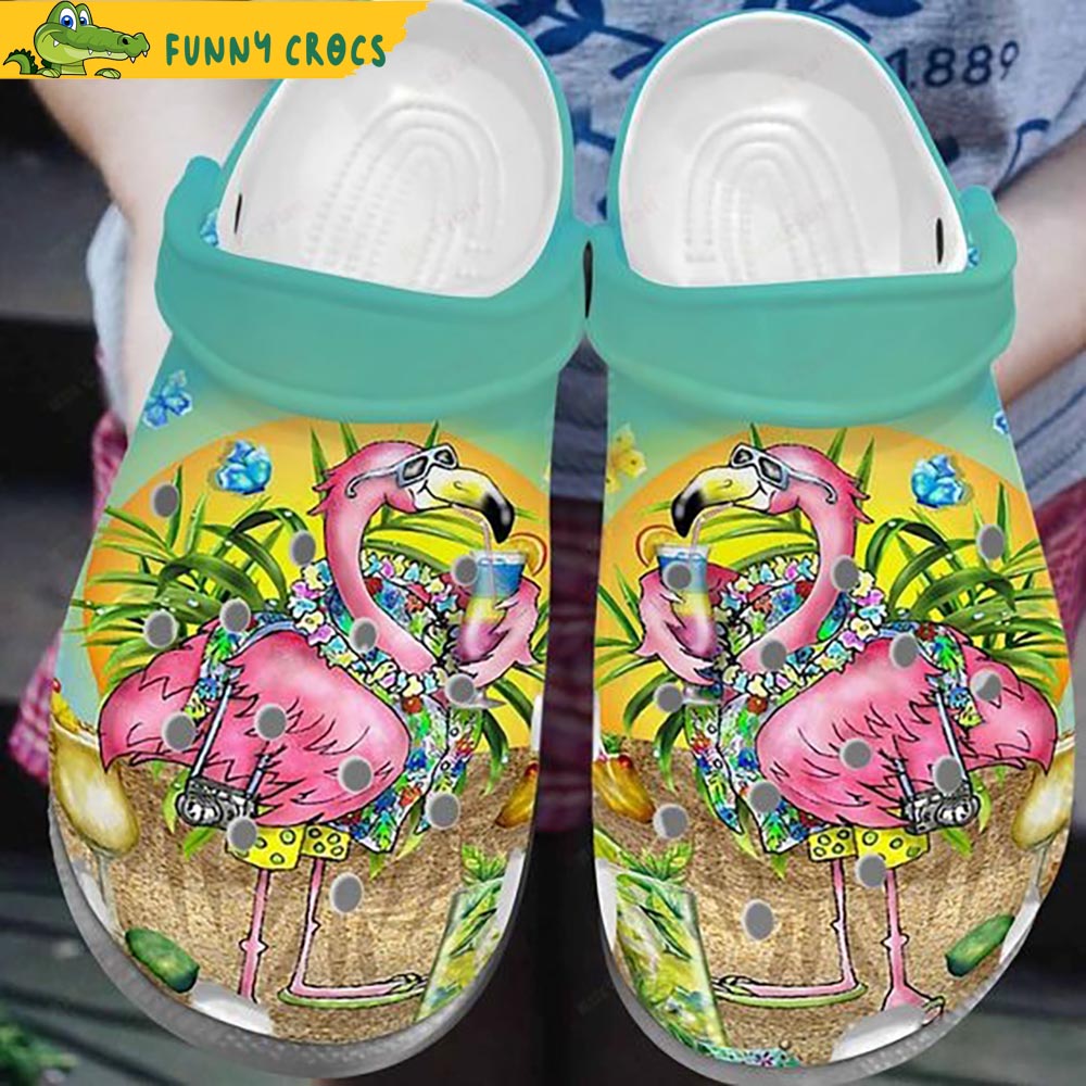 Summer Beach Flamingo Gifts Crocs